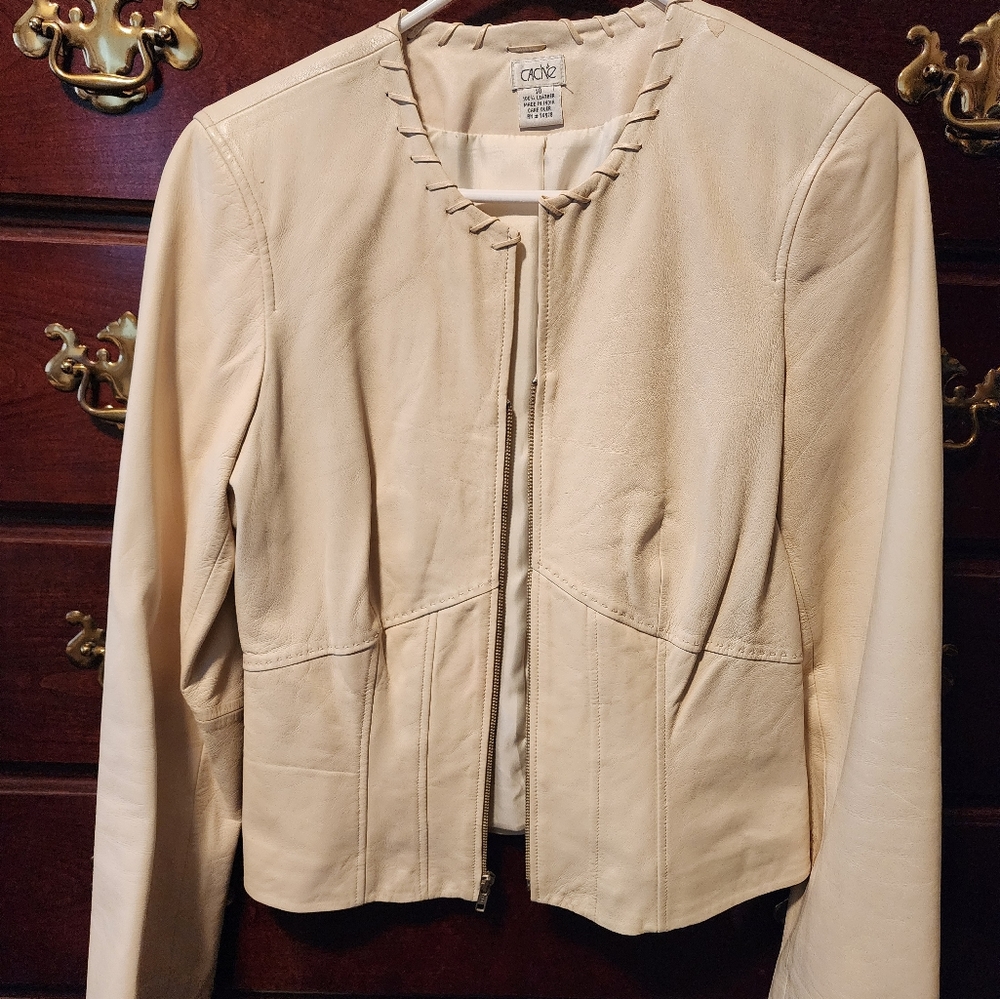 Caché leather jacket